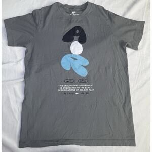 Nike Air Big Kids' T-Shirt In Grey Size Large - Used Good Condition